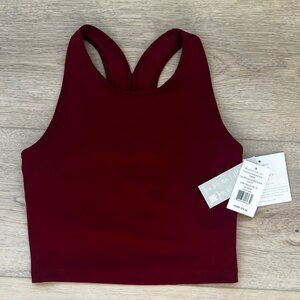 Beyond Yoga Sports Bra Tank Top Burgundy XS NWT